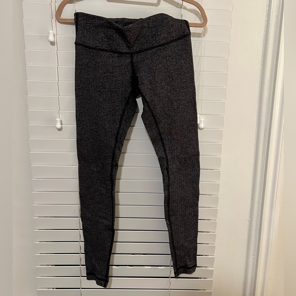 Lululemon Herringbone Leggings - Wunder Under - Picture 1 of 4